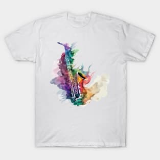 Colorful saxophone T-Shirt